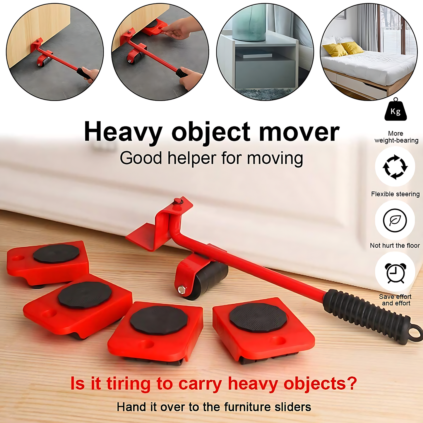 Heavy Furniture Lifter & Shifting Tool – Easy Moving & Home Furniture Relocation